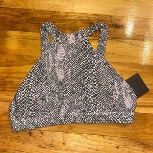 acacia swimwear Dubai top in tropical snake size L NWT